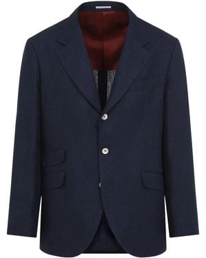 Brunello Cucinelli Suit-Type Jacket - Blue