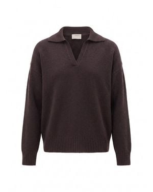 Drumohr Polo Neck Sweater - Brown