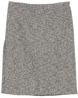 Gucci Double Wool Skirt - Grey