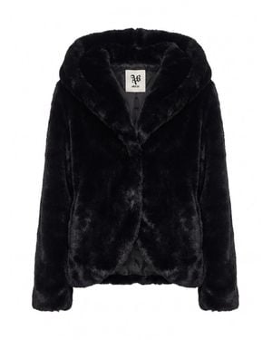 Aniye By Zaira Eco- Fur Jacket - Black