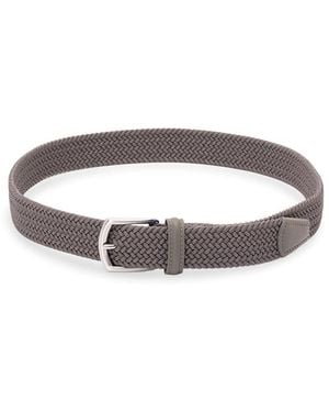 Anderson's Elastic Woven Belt - White