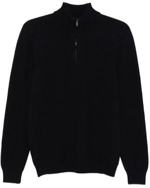 Drumohr Turtle Neck Jumper - Black