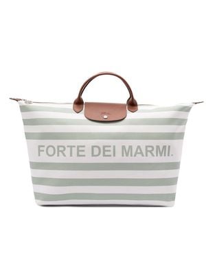 Longchamp 'Pliage Du Monde Forte Dei Marmi' - White