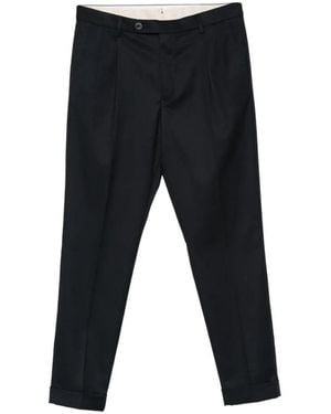 GTA 'Luca' Tecnico Wool Trousers - Black