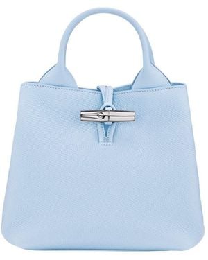 Longchamp 'Le Roseau' Small Handbag - Blue