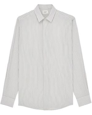 Saint Laurent Slim Fit Shirt - White