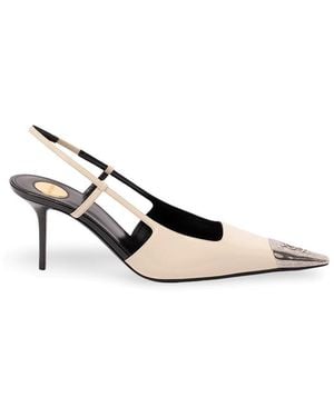 Saint Laurent 'Jeanne' Pumps - White