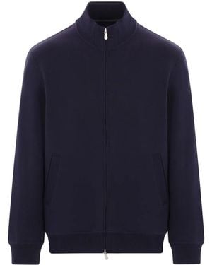 Brunello Cucinelli Cardigan Sweatshirt - Blue