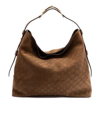 Gucci Beatrix' Large Tote Bag - Brown