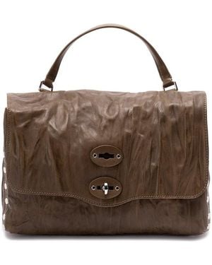 Zanellato Small 'Postina Plissè' Bag - Brown