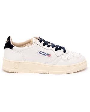 Autry 'Medalist' Low Sneakers - Natural