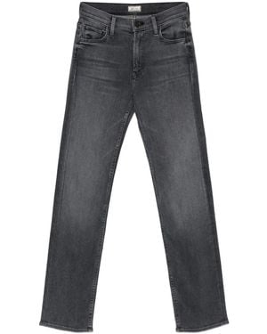 Mother The Mid Rise Rider Skimp Jeans - Gray
