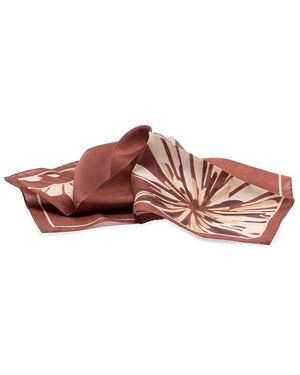 Brunello Cucinelli Bloom Print Foulard - Pink