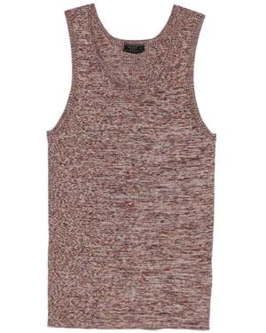 Prada Cotton Tank Top - Brown