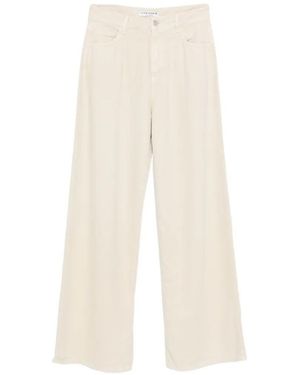 ICON DENIM Debby Wide Leg Jeans - White