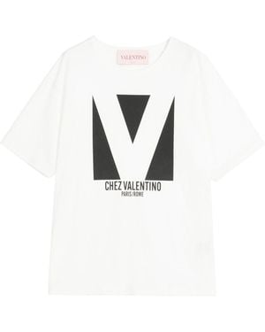 Valentino Garavani Pattern T-Shirt - White