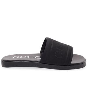 Gucci Slide Sandals - Black