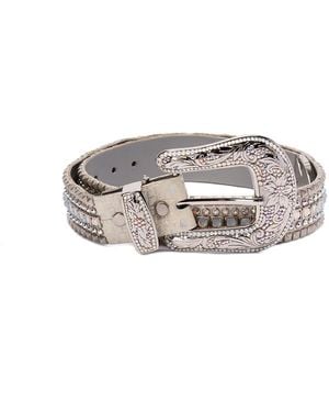 Kippys Swarosky Belt - White