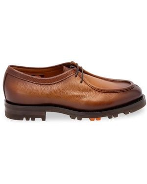 Santoni 'Emilyn' Lace Up - Brown