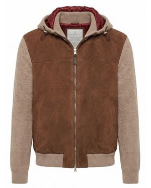 Brunello Cucinelli Bomber - Brown