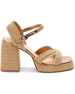 Castañer 'Valle/142' Espadrilles - Metallic