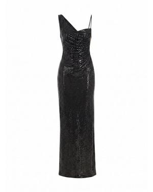 Self-Portrait Maxi Dress - Black