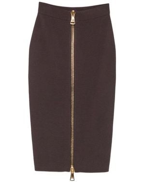 Elisabetta Franchi Skirt - Brown