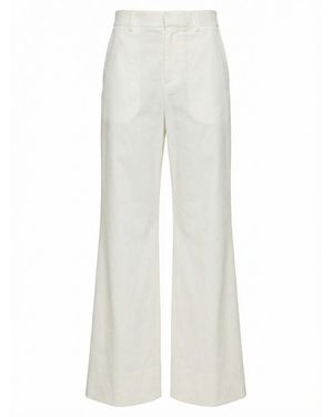 Twinset Wide Leg Trousers - White