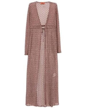 Missoni Long Cover Up - Purple