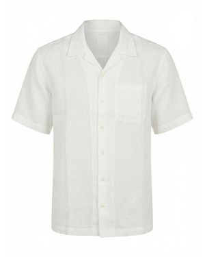 120% Lino Relaxed Fit Shirt - White
