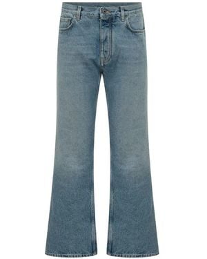 Off-White c/o Virgil Abloh Off 'Half Arrow' Slim Relax Jeans - Blue