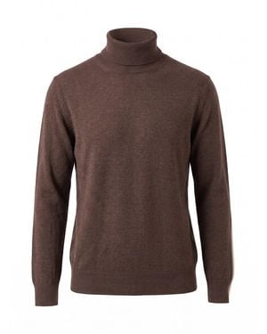 Altea Turtle Neck Sweater - Brown