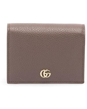 Gucci 'Petite Marmont' Wallet - Grey