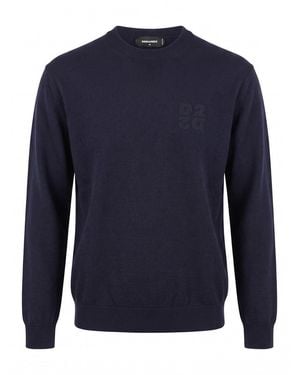 DSquared² Turtle Neck Sweater - Blue