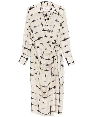 Crida Milano Midi Dress - White
