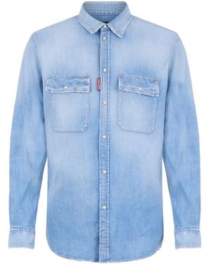 DSquared² 'Canadian Vintage' Shirt - Blue