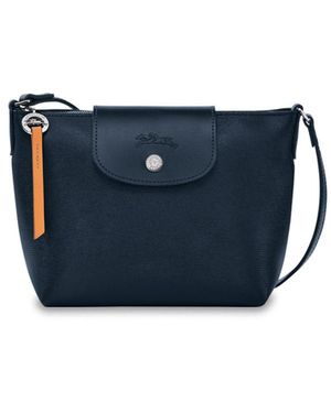 Longchamp `le Pliage City` Extra Small Crossbody Bag - Blue
