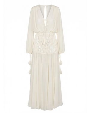 Nissa Evening Dress - White