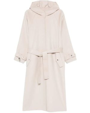 Pinko 'Cartoccio' Coat - White