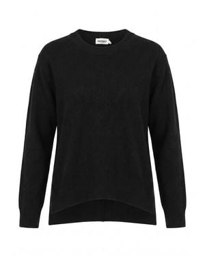 Not Shy 'Priska' Round Neck Jumper - Black