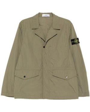 Stone Island Micro Twill Blazer - Green