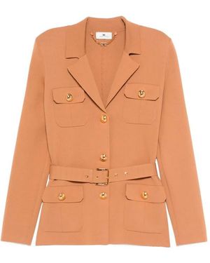 Elisabetta Franchi Tricot Jumper - Orange