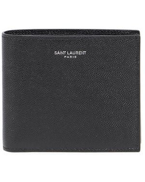 Saint Laurent 'Paris East/West' Wallet - Black