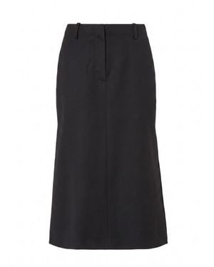 Fendi Grain De Poudre Skirt - Black