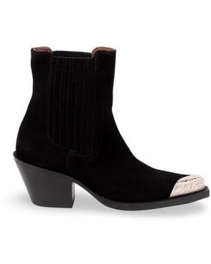 Paris Texas 'Dallas' Boots - Black