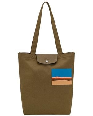 Longchamp X Caroline Hélain' Medium Tote - Green