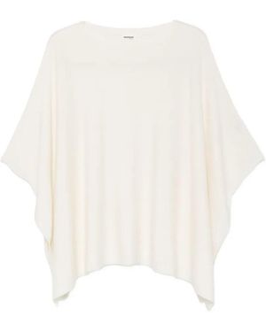 Not Shy 'Pamina' Poncho - White
