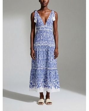 Poupette Long Dress 'Perla' - Blue