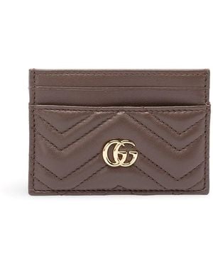 Gucci 'Gg Marmont' Cardcase - Brown