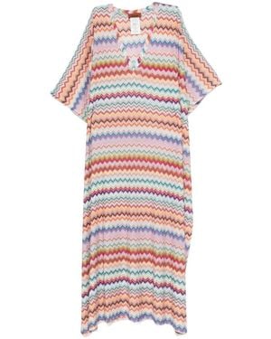 Missoni Long Beach Robe - White